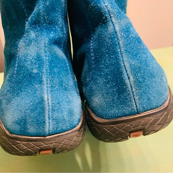 PRADA authentic Sport Ocean Blue Ankle Boots - Picture 15 of 16